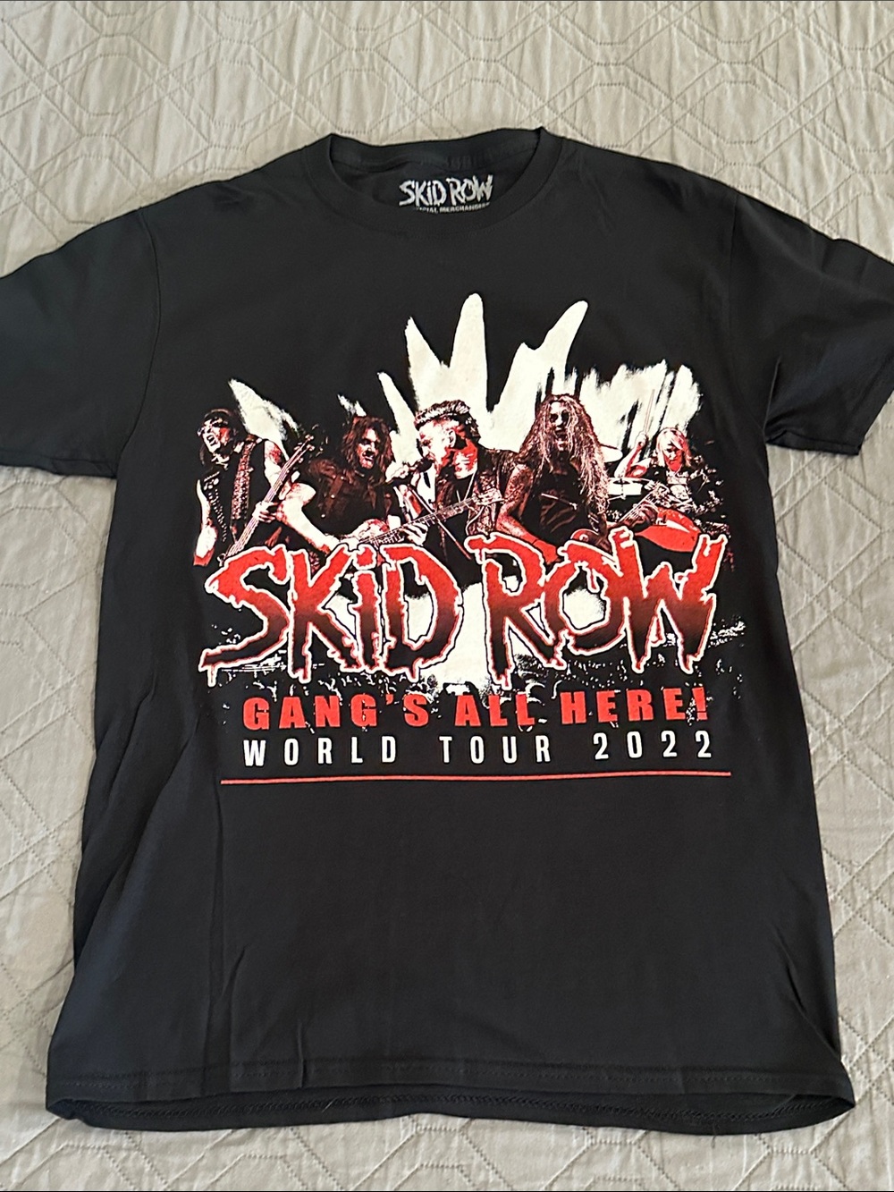 Skid Row Gang’s All Here Tour Shirt Men’s Size Small
